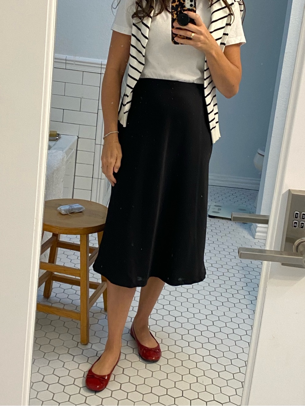 Reversible Midi Skirt